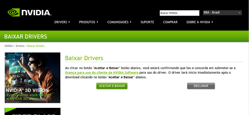 nvidia driver download